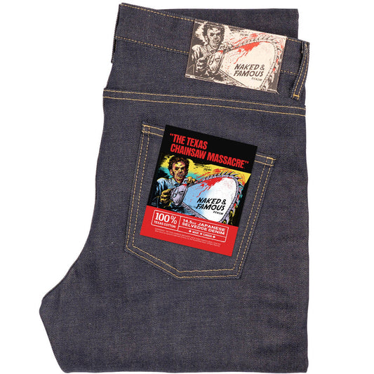 Super Guy - Texas Chainsaw Massacre "Leatherface" Selvedge - Indigo by Naked & Famous Denim