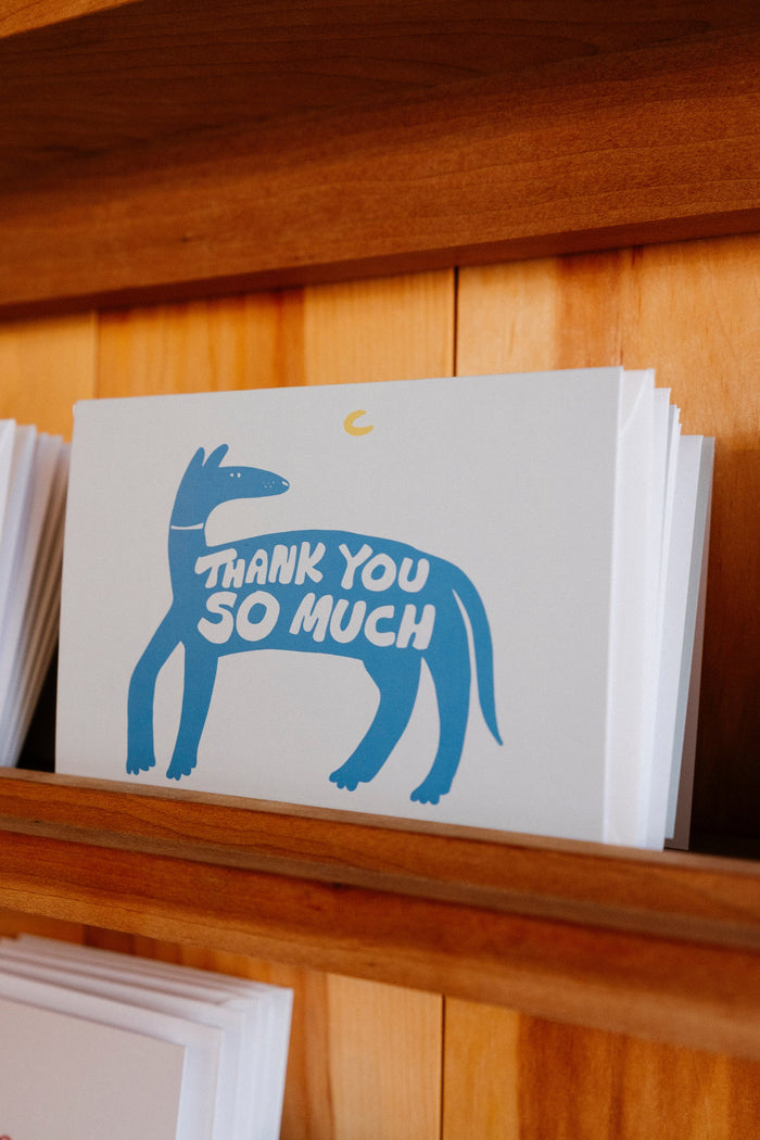 Thank You So Much Dog Card