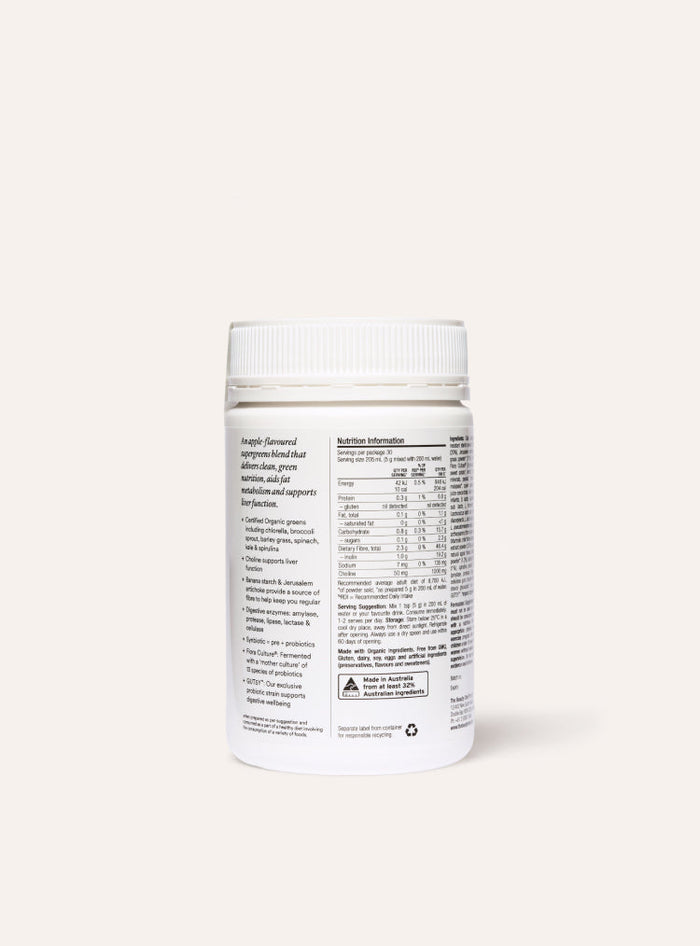 The Beauty Chef Daily Supergreens Inner Beauty Support Apple 150g - L'Organic