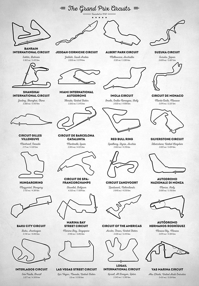 The Grand Prix 2024 - Art Print - Zapista