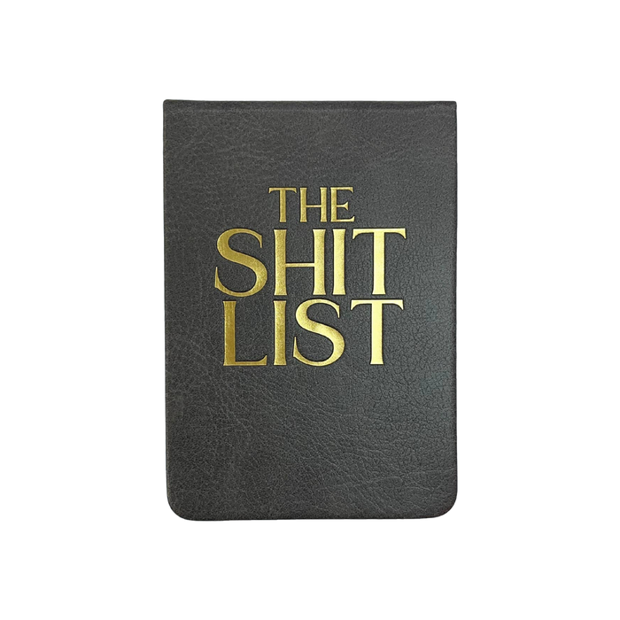 The Shit List Leatherette Pocket Journal