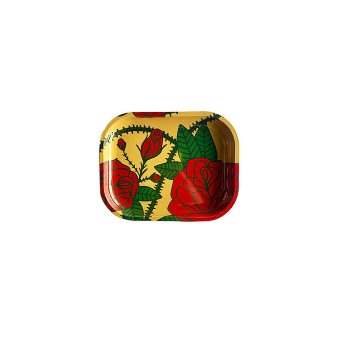 Thorny Rose Small Tray- Goldenrod