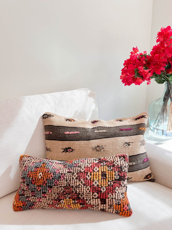 Tia Lumbar Kilim Pillow (10x20)