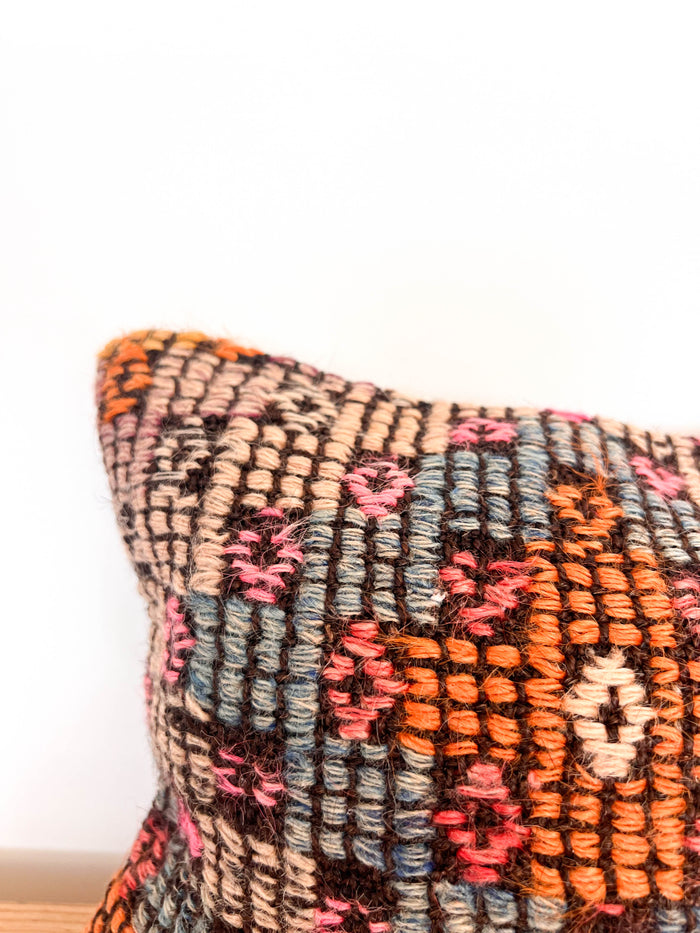 Tia Lumbar Kilim Pillow (10x20)