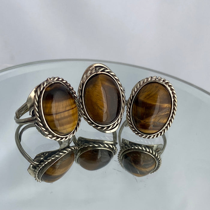 tigers eye peru ring