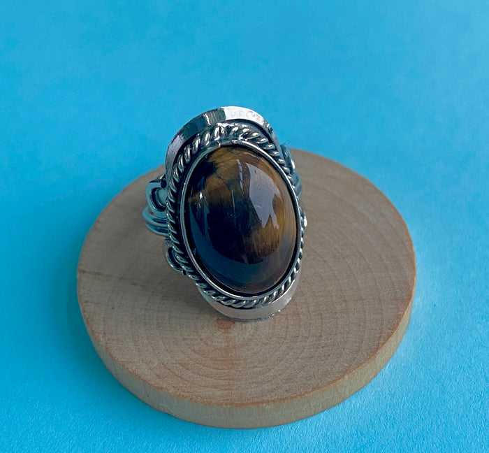 Tiger's Eye Ring
