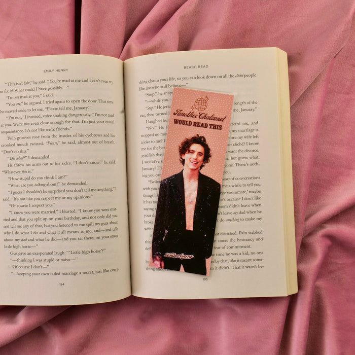Timothee Would Read This Bookmark