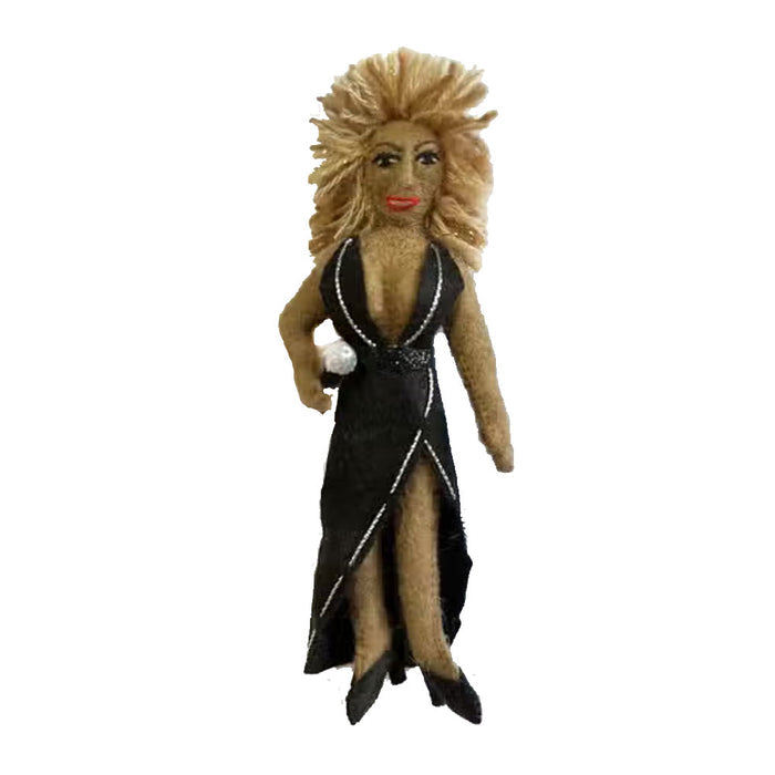 Tina Turner Felt Ornament