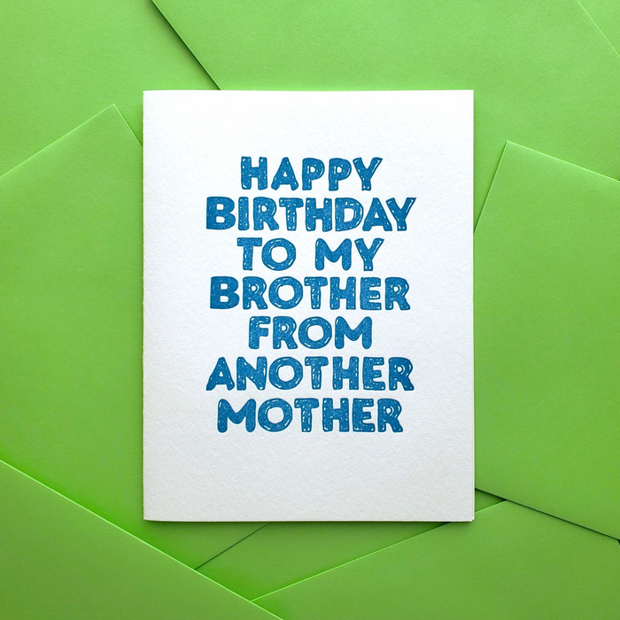 To My Brother from Another Mother Birthday Card
