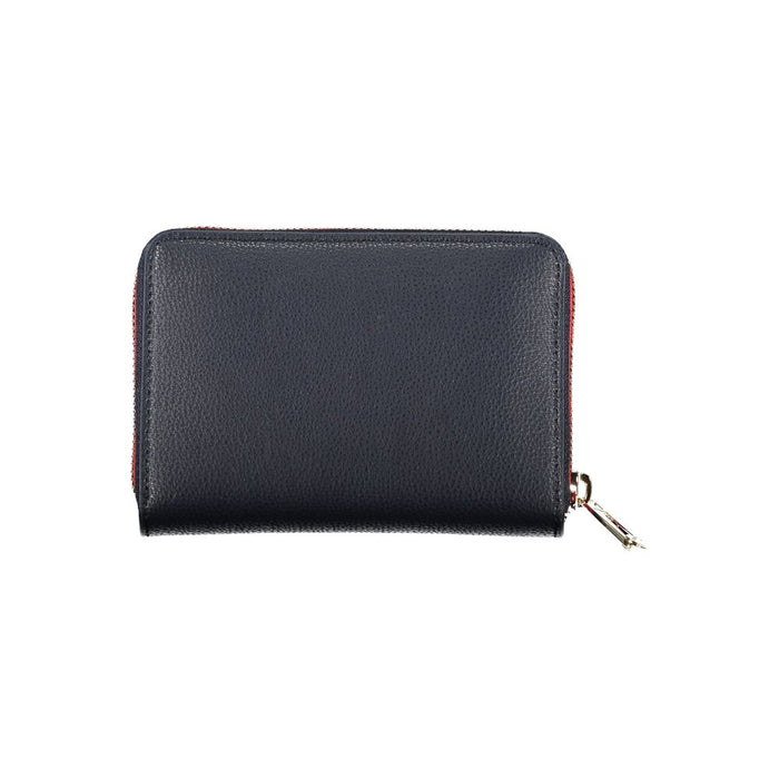 Tommy Hilfiger Blue Polyurethane Women Wallet