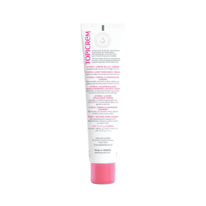Topicrem Hydra+ Light Moisturizing Radiance Cream 40ml
