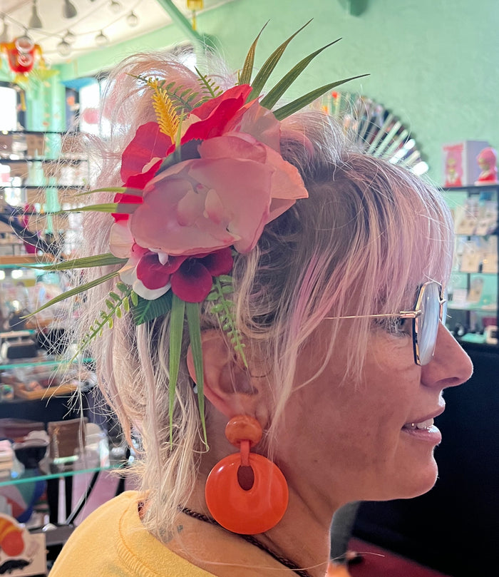 Tropical Flower Hair Clip