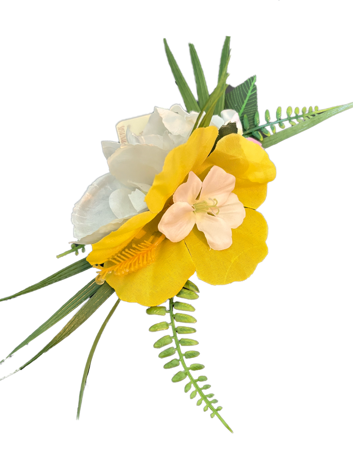 Yellow and White
