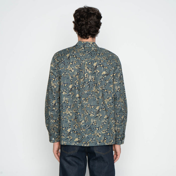 True Shirt - Origami Poplin - Blue by Naked & Famous Denim