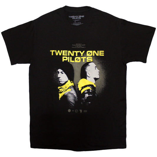 TWENTY ONE PILOTS - BACK TO BACK - T-Shirt Black