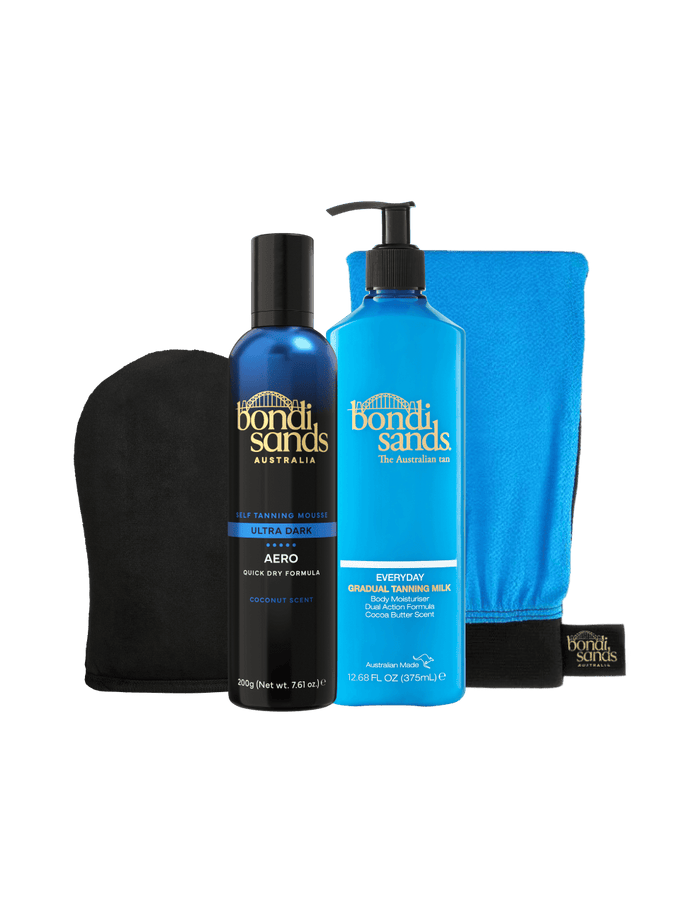 Ultra Dark Aero Self Tanning Routine Bundle