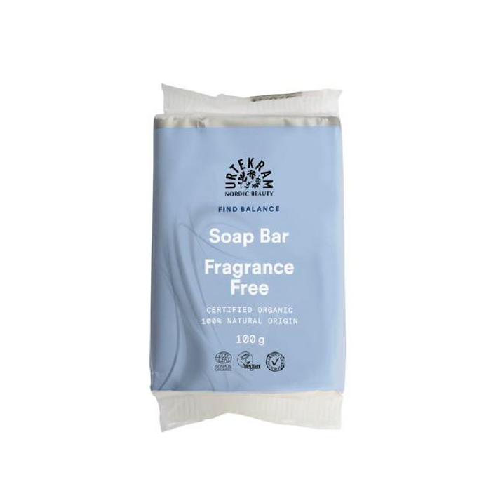 Urtekram Soap Bar Fragrance Free 100g