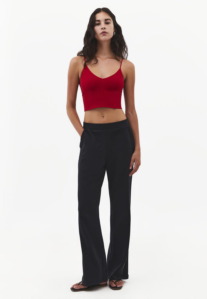 V-Neck Cropped Top - SAMBA