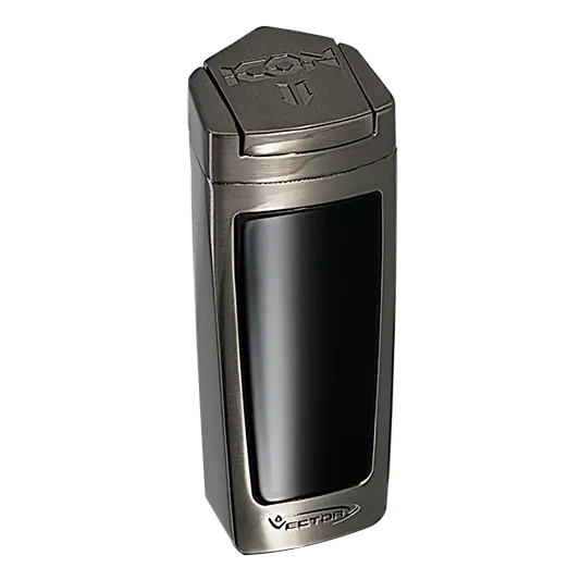 Vector Icon2 Gunmetal Satin Torch Lighter - ICON2-2