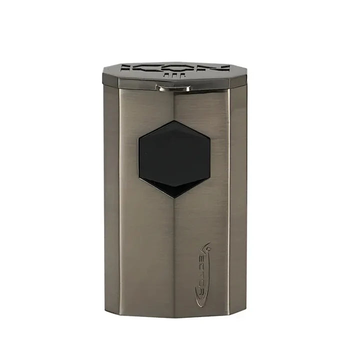 Vector Icon3 Gunmetal Satin Torch Lighter With Punch - ICON3-2