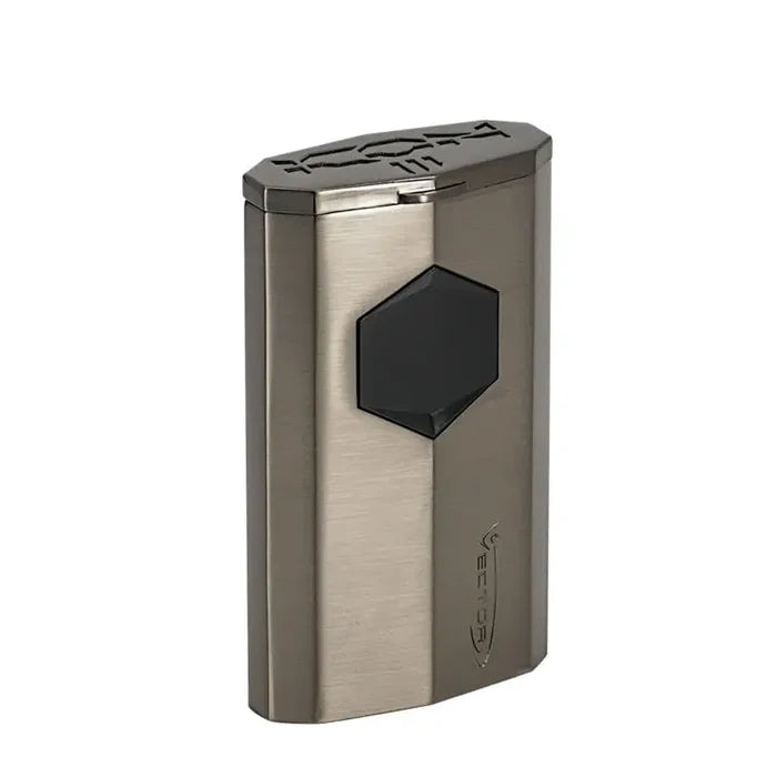 Vector Icon3 Gunmetal Satin Torch Lighter With Punch - ICON3-2
