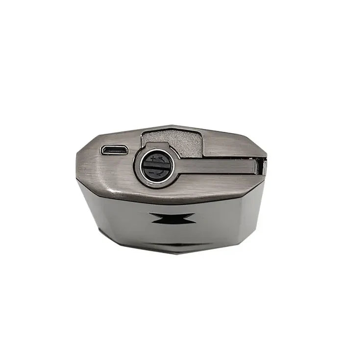 Vector Icon3 Gunmetal Satin Torch Lighter With Punch - ICON3-2