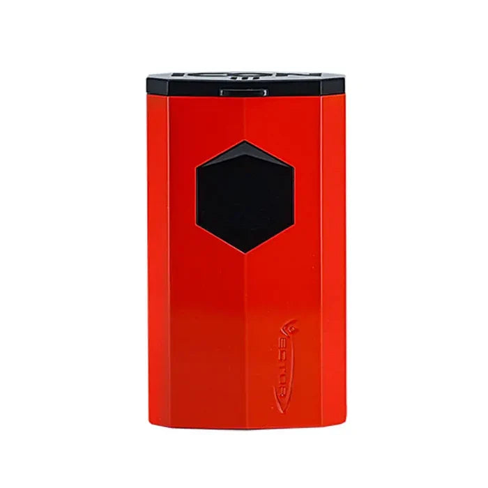 Vector Icon3 Red Lacquer Torch Lighter With Punch - ICON3-8