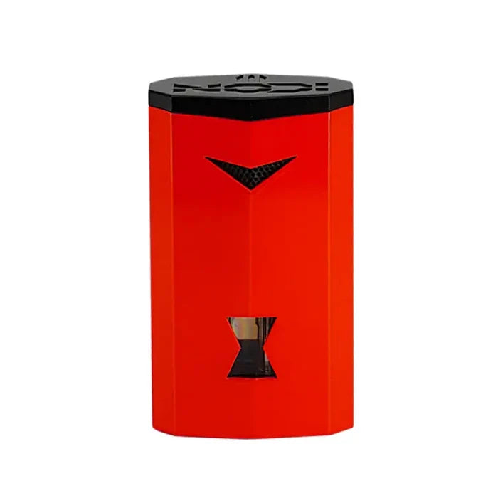 Vector Icon3 Red Lacquer Torch Lighter With Punch - ICON3-8