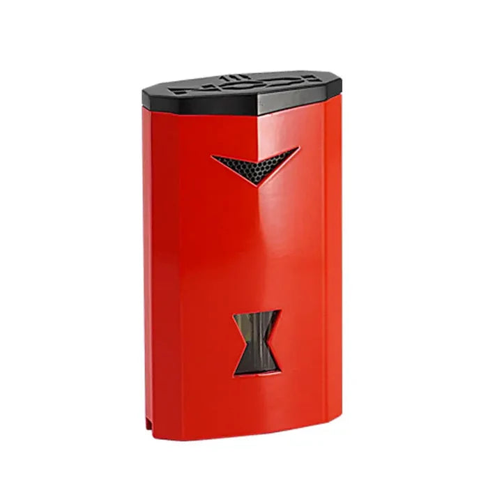 Vector Icon3 Red Lacquer Torch Lighter With Punch - ICON3-8