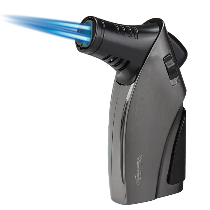Vector Ironfist Gunmetal Satin Torch Lighter - IRONFIST02