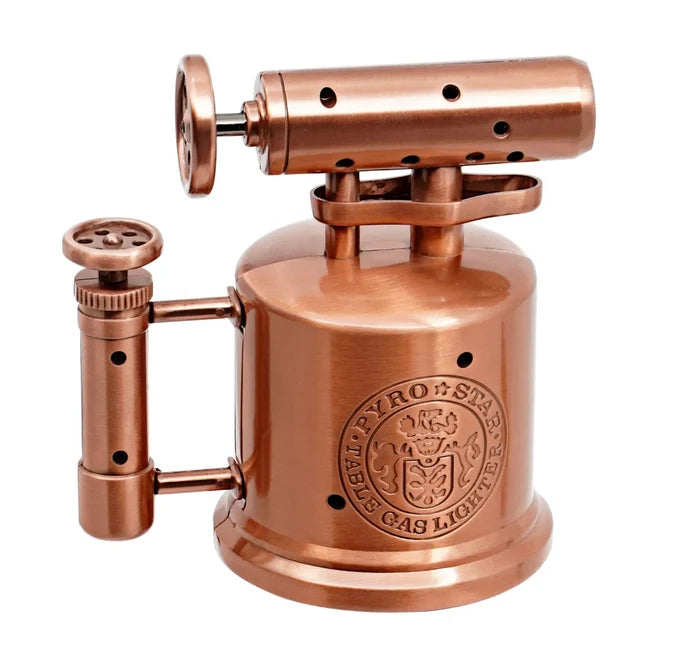 Vector Quadpump Cooper Table Torch Lighter With Punch and Spire - QUADPUMP3