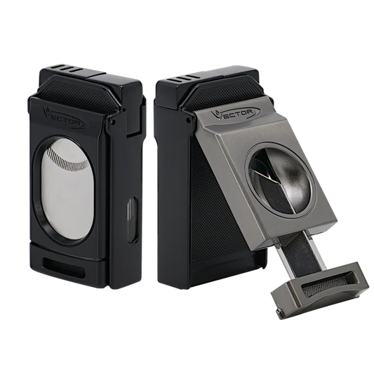 Vector Switch Black Matte Torch Lighter With V-Cut Cutter And Straight Cut Cutter - SWITCH/04