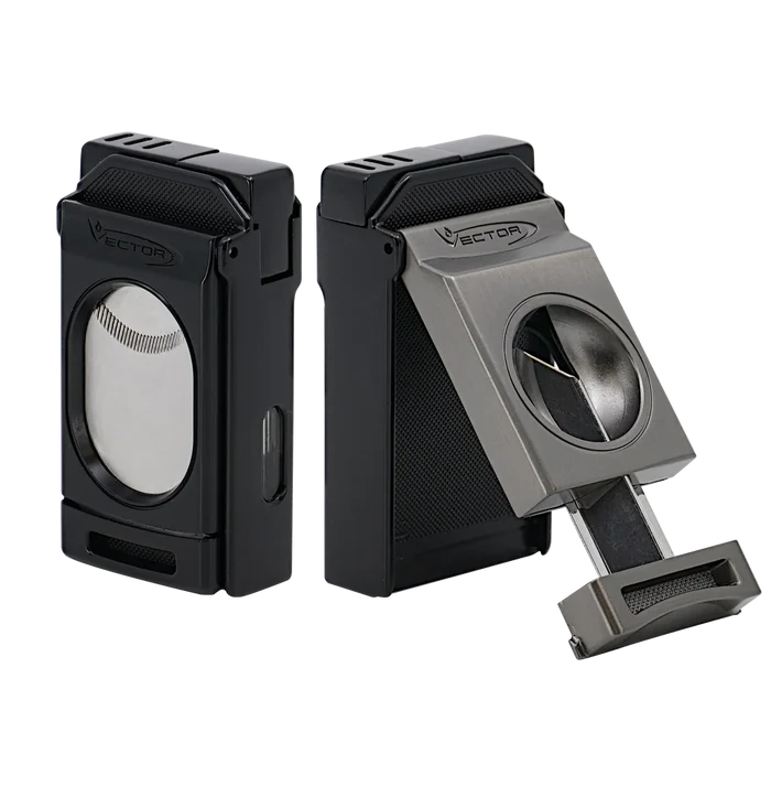 Vector Switch Black Matte Torch Lighter With V-Cut Cutter And Straight Cut Cutter - SWITCH/04