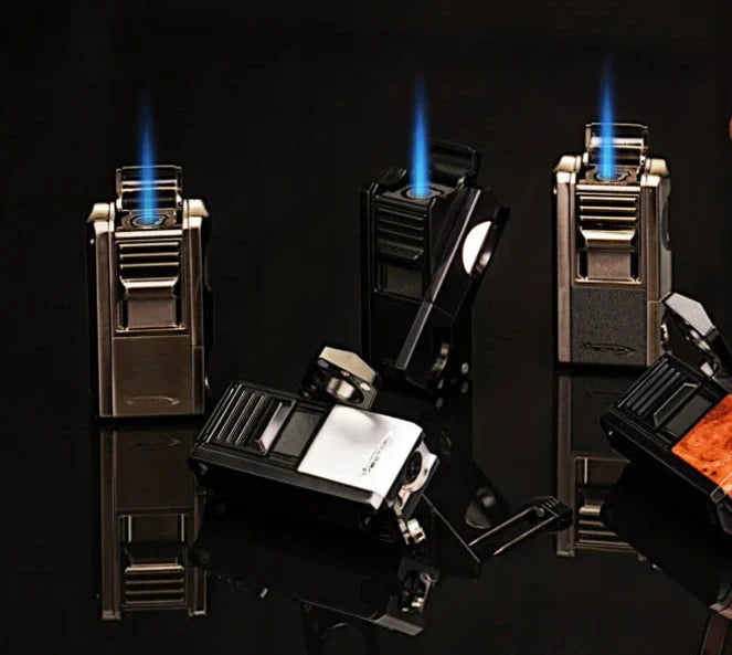 Vector Thor Black Matte Torch Lighter with V-Cutter - THOR/04
