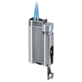 Vector V-Motion Chrome Metallic Torch Lighter With Punch - VMOTION1C