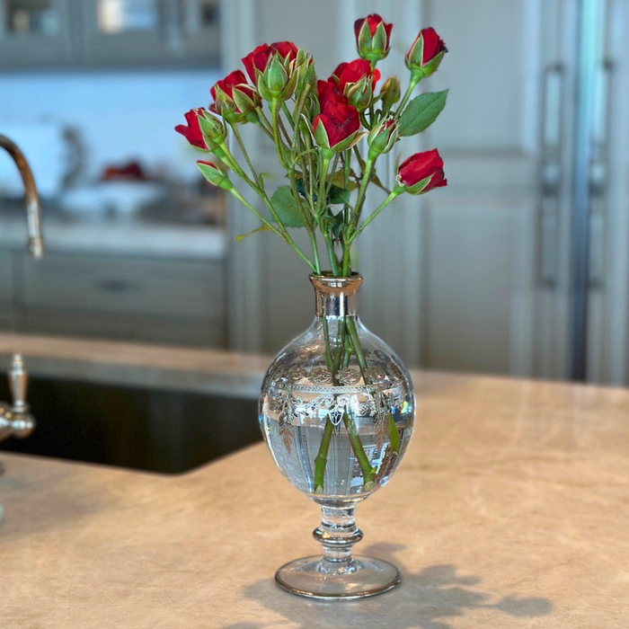 Vetro Platinum Bud Vase