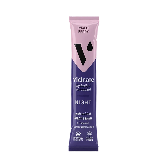 ViDrate Night Time (Mixed Berry) Electrolyte Hydration 10 Sachets