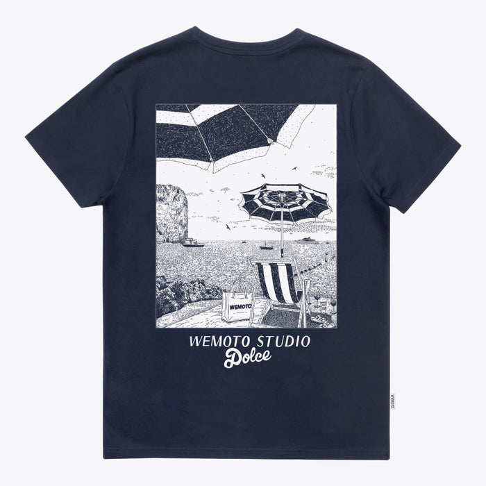 Wemoto Sun Cream T-Shirt Navy Blue
