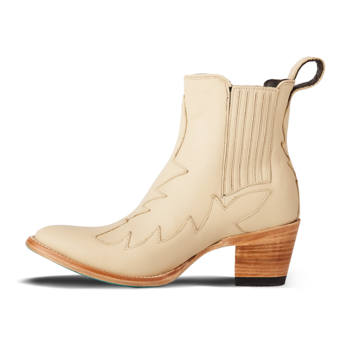 Western Chelsea Bootie - Pale Ivory