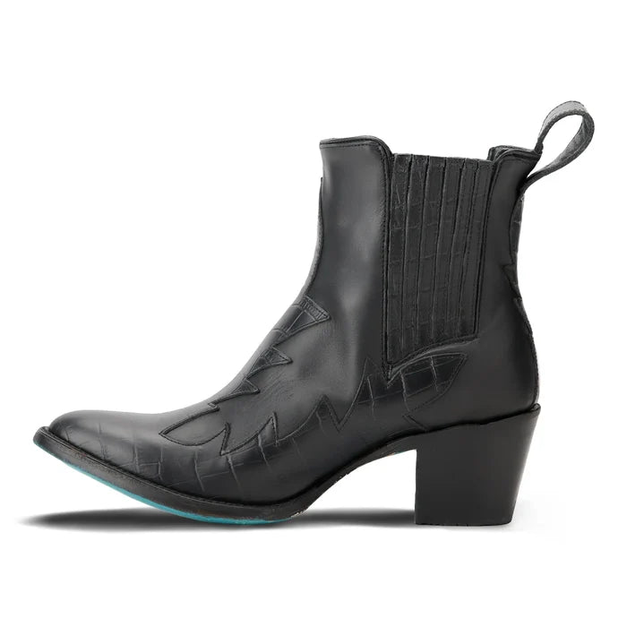 Black Chelsea Western Boot