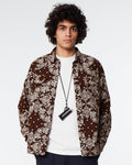Western Shirt Velvet Bandana Brown
