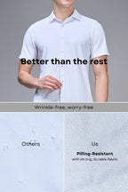 White Smart Tech Shirt Shirts Maxzone Clothing