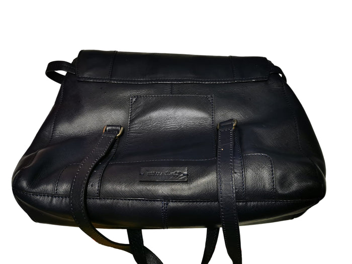 White Stuff, Navy Satchel bag, Used but in overall good condition