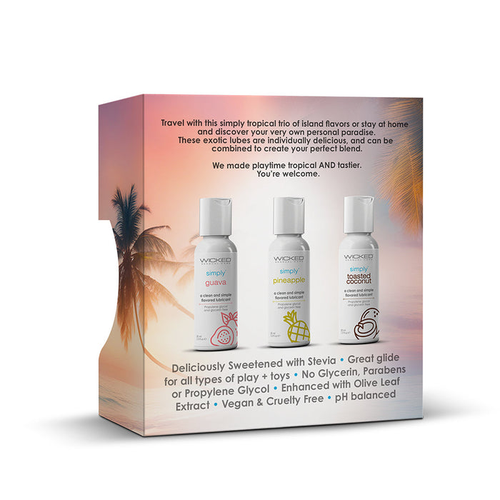 Wicked Sensual Care Tropical Travel Trio