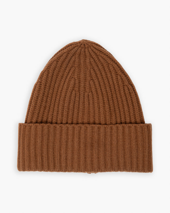 Wool Cashmere Beanie Capuccino