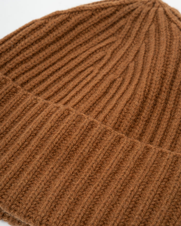Wool Cashmere Beanie Capuccino