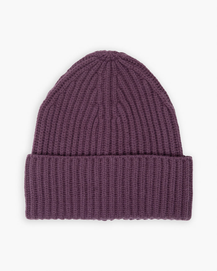 Wool Cashmere Beanie Lavender