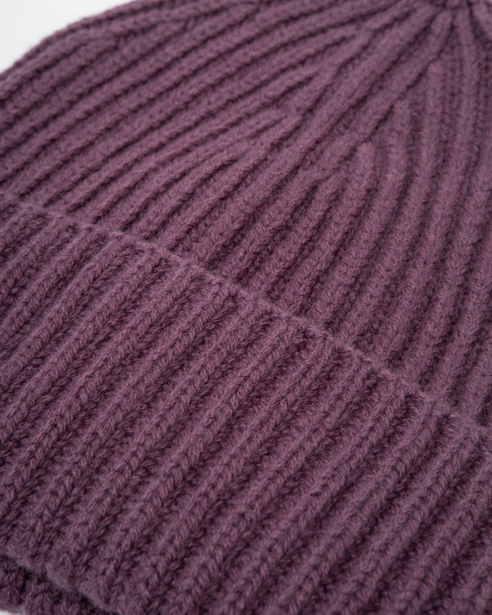 Wool Cashmere Beanie Lavender