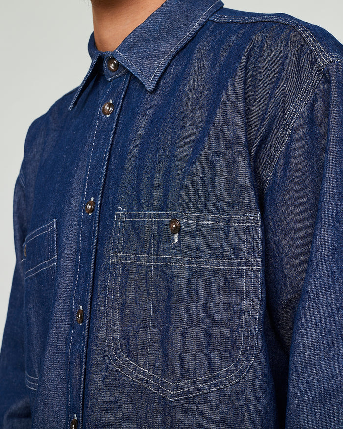 Worker Shirt Prisoners Denim Indigo