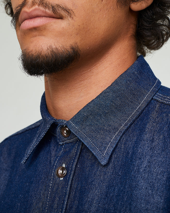 Worker Shirt Prisoners Denim Indigo